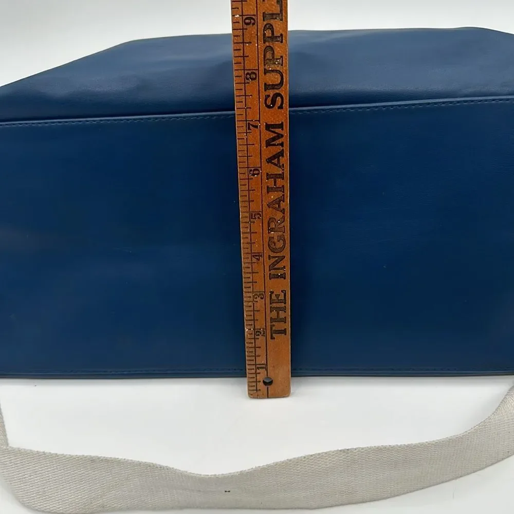 Calvin Klein Frangrances Bag Vintage Blue White Duffel Travel Weekender Gym